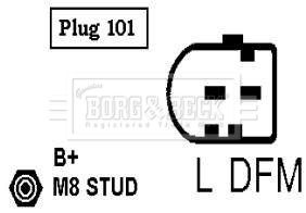 BORG & BECK Generaator BBA2715